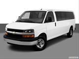 2013 Chevrolet Express 3500 Passenger Front angle view photo